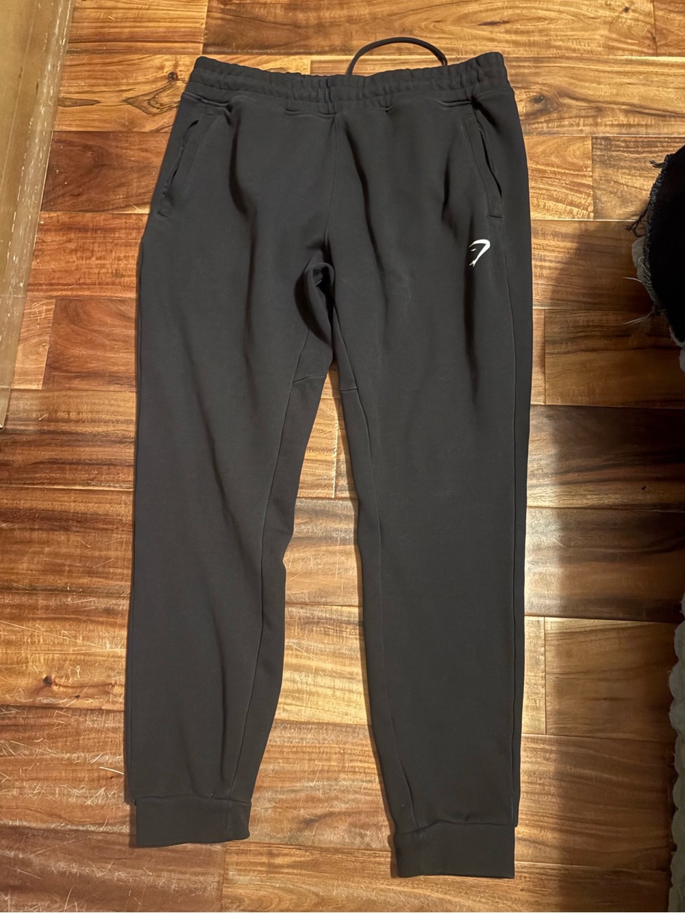 Gymshark Joggers Women’s Large Black Athletic Sweatpants Training (811)